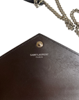 Saint Laurent croco wallet on chain bag
