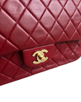 Chanel Classic Medium Red