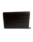 Saint Laurent croco wallet on chain bag