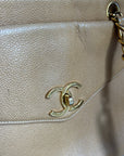 Chanel Mark Caviar Skin Chain Shoulder Bag