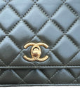 Chanel Matelasse WOC Army Green