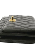 Chanel Matelasse WOC Army Green