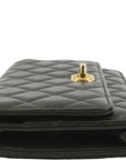 Chanel Matelasse WOC Army Green