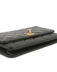 Chanel Matelasse WOC Army Green