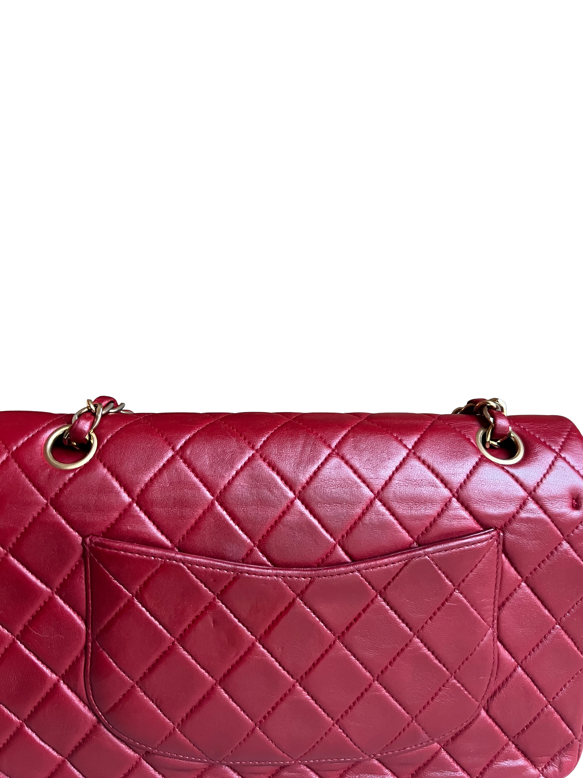 Chanel Classic Medium Red