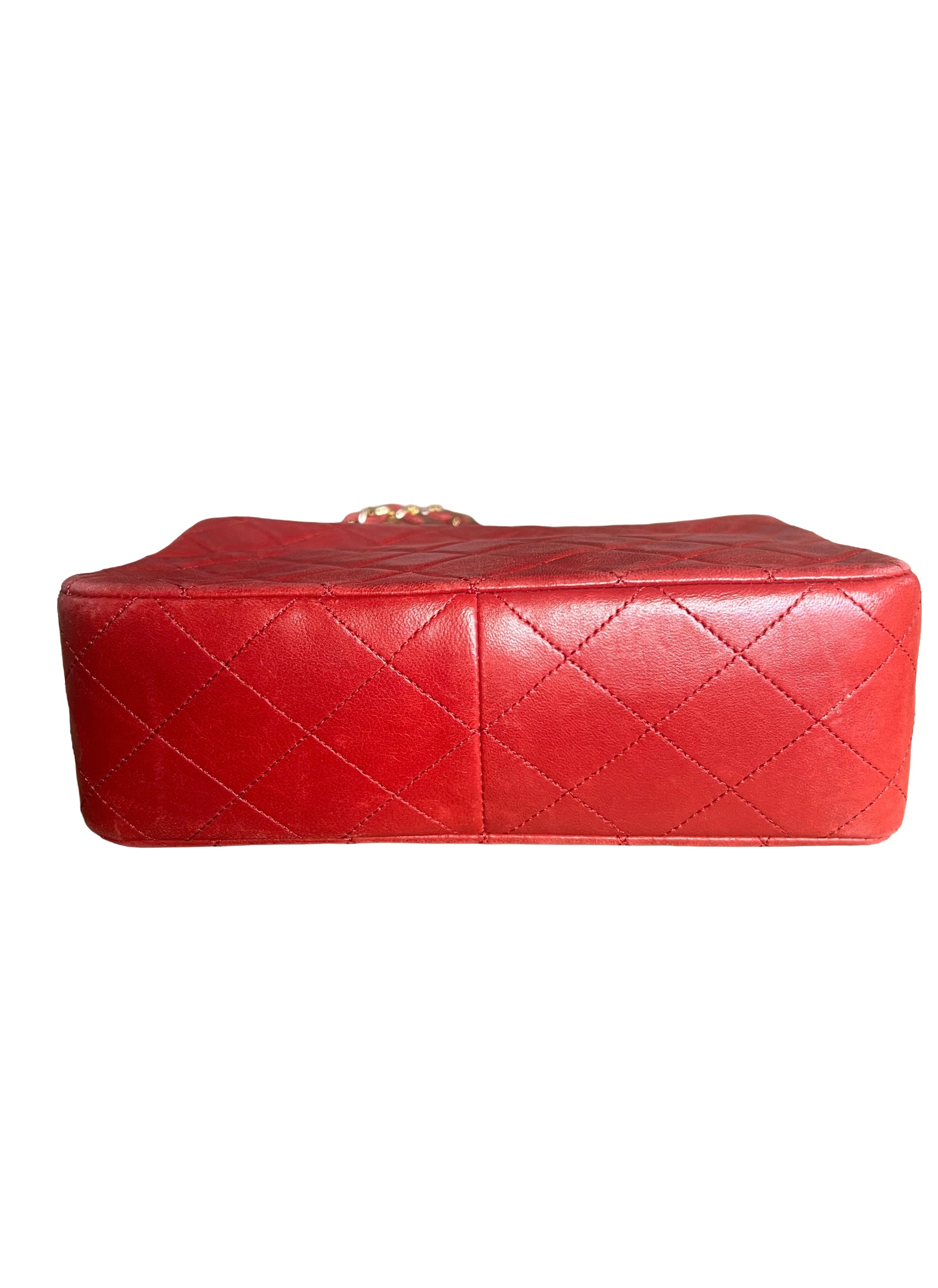 Chanel Classic Red Handbag