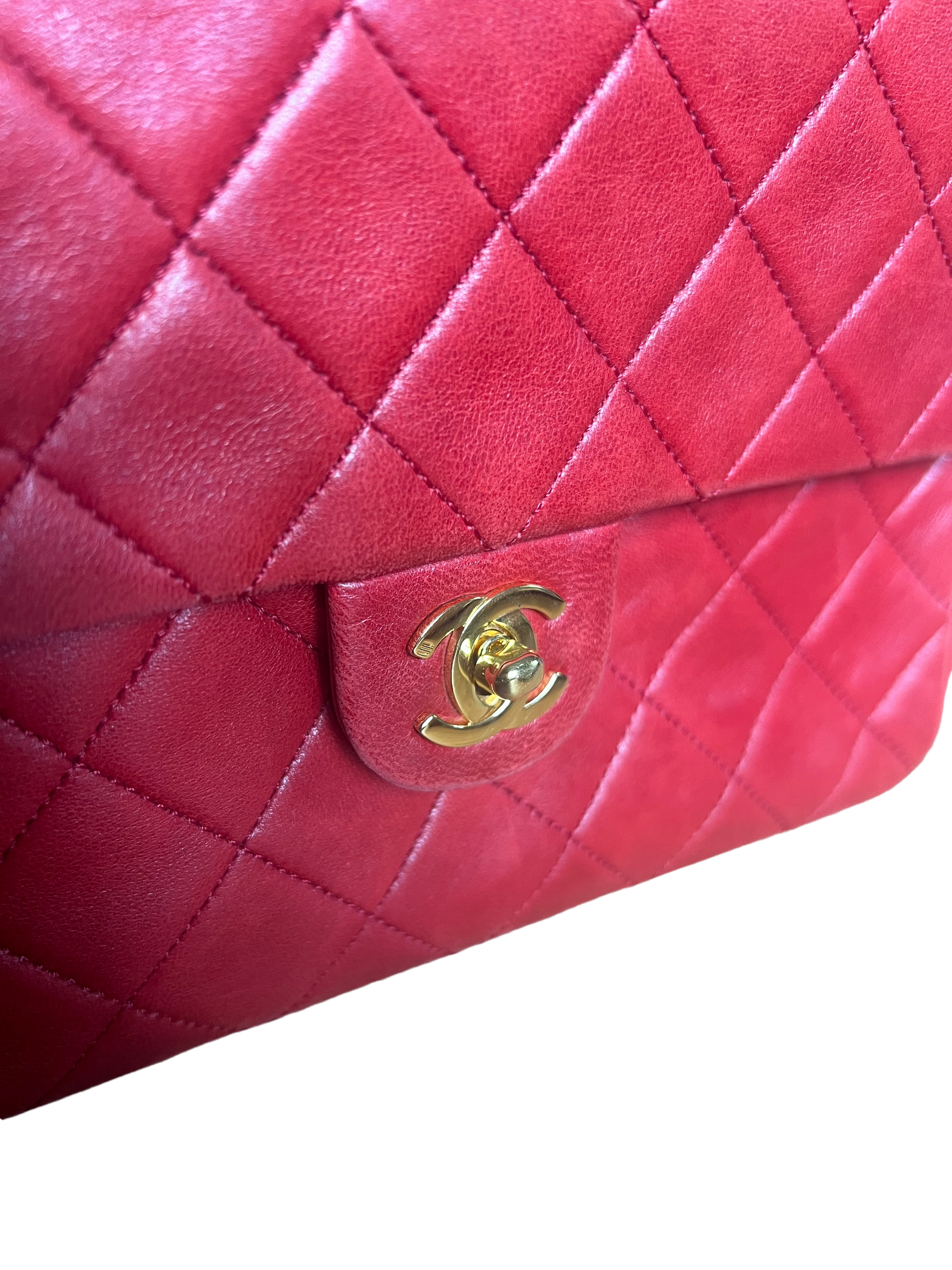 Chanel Classic Red Handbag