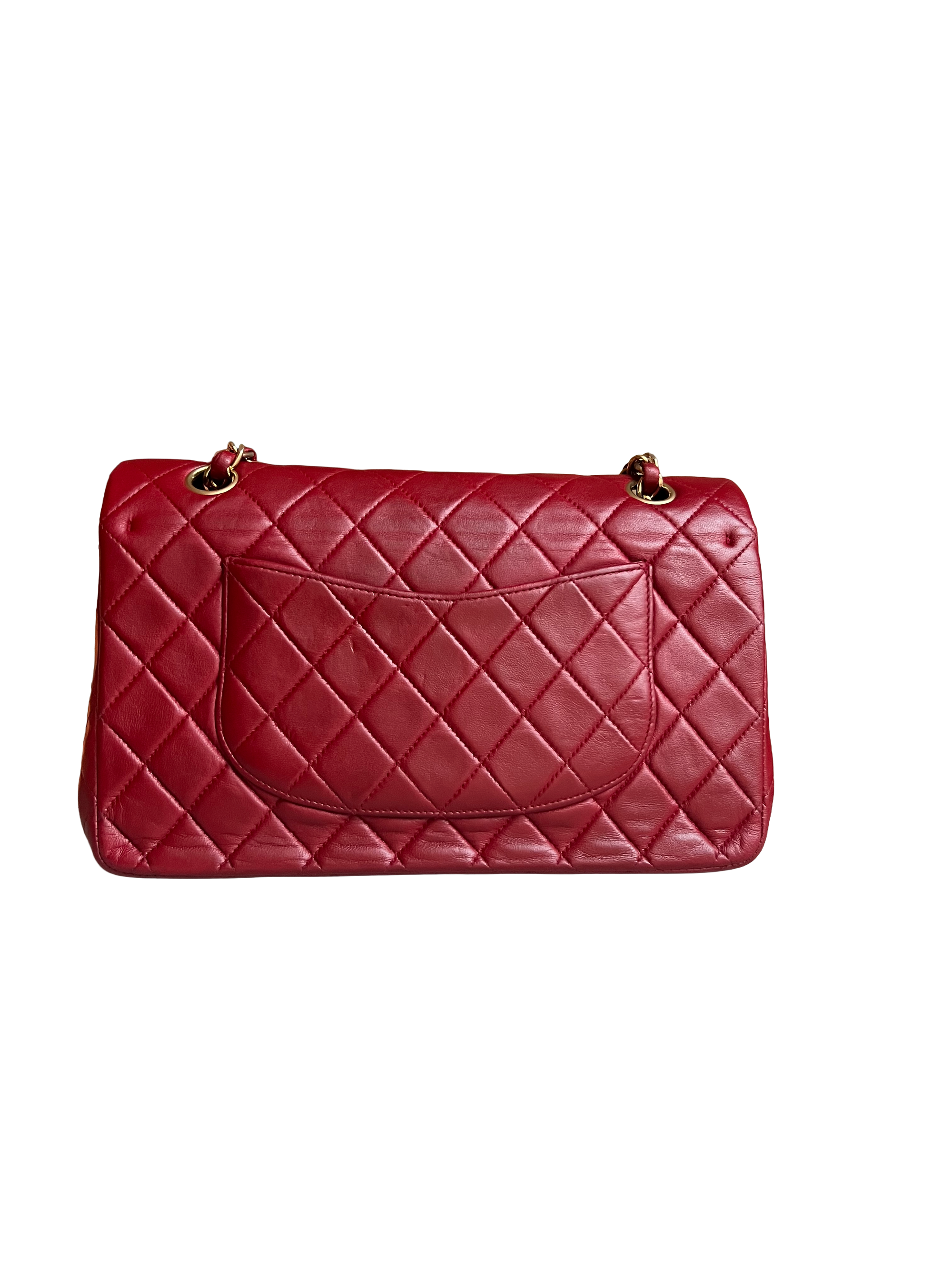 Chanel Classic Medium Red