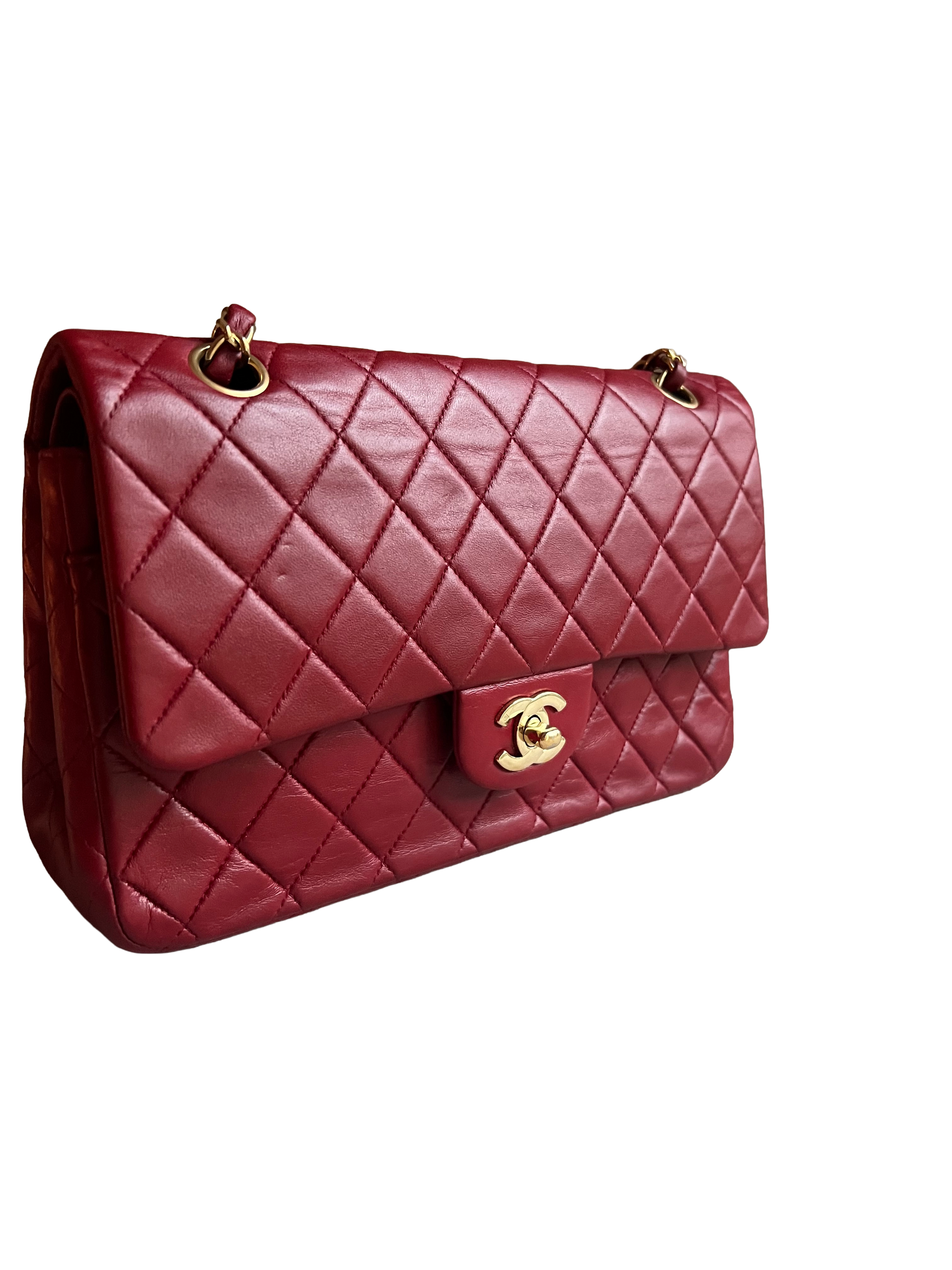 Chanel Classic Medium Red