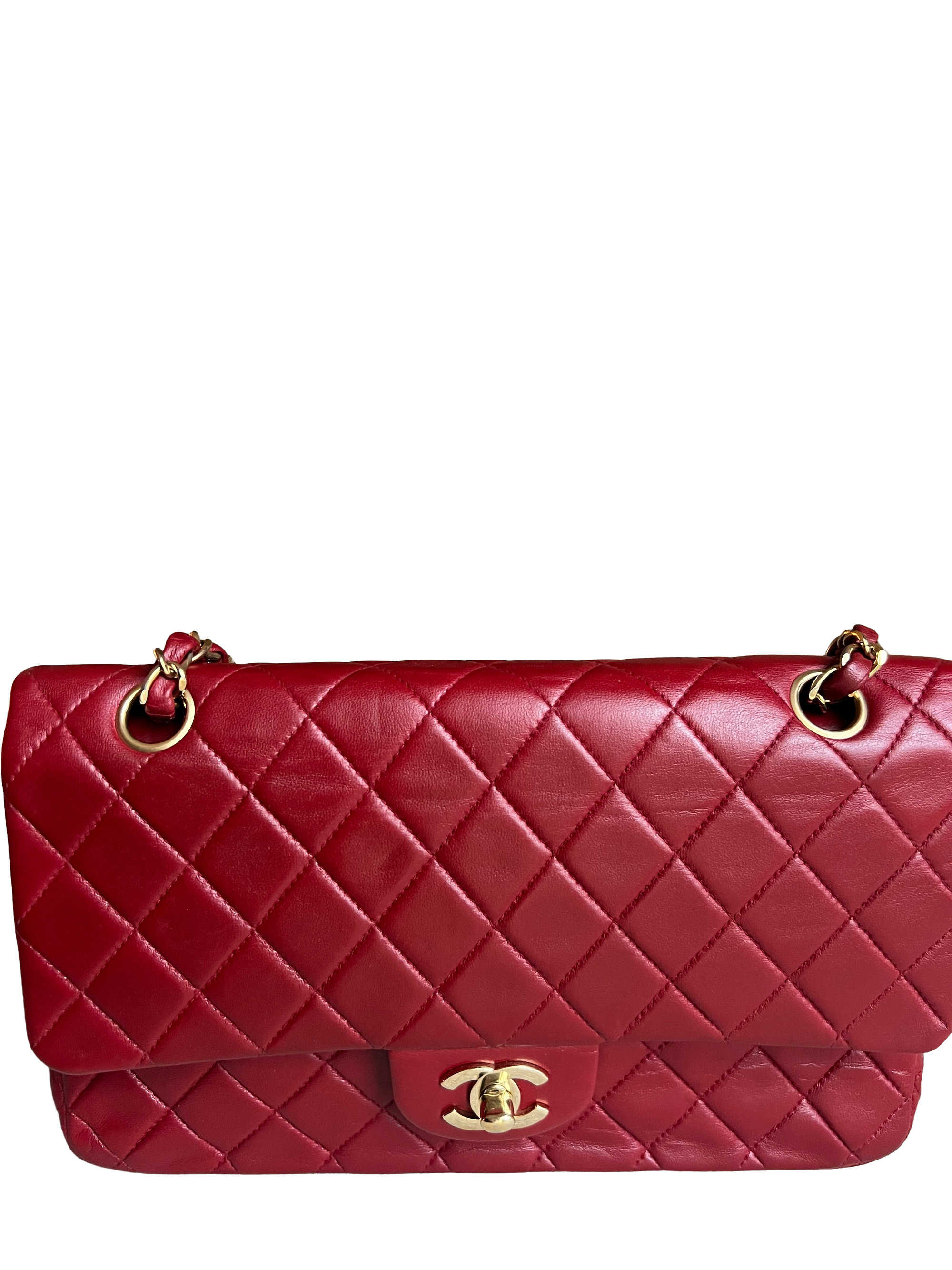 Chanel Classic Medium Red