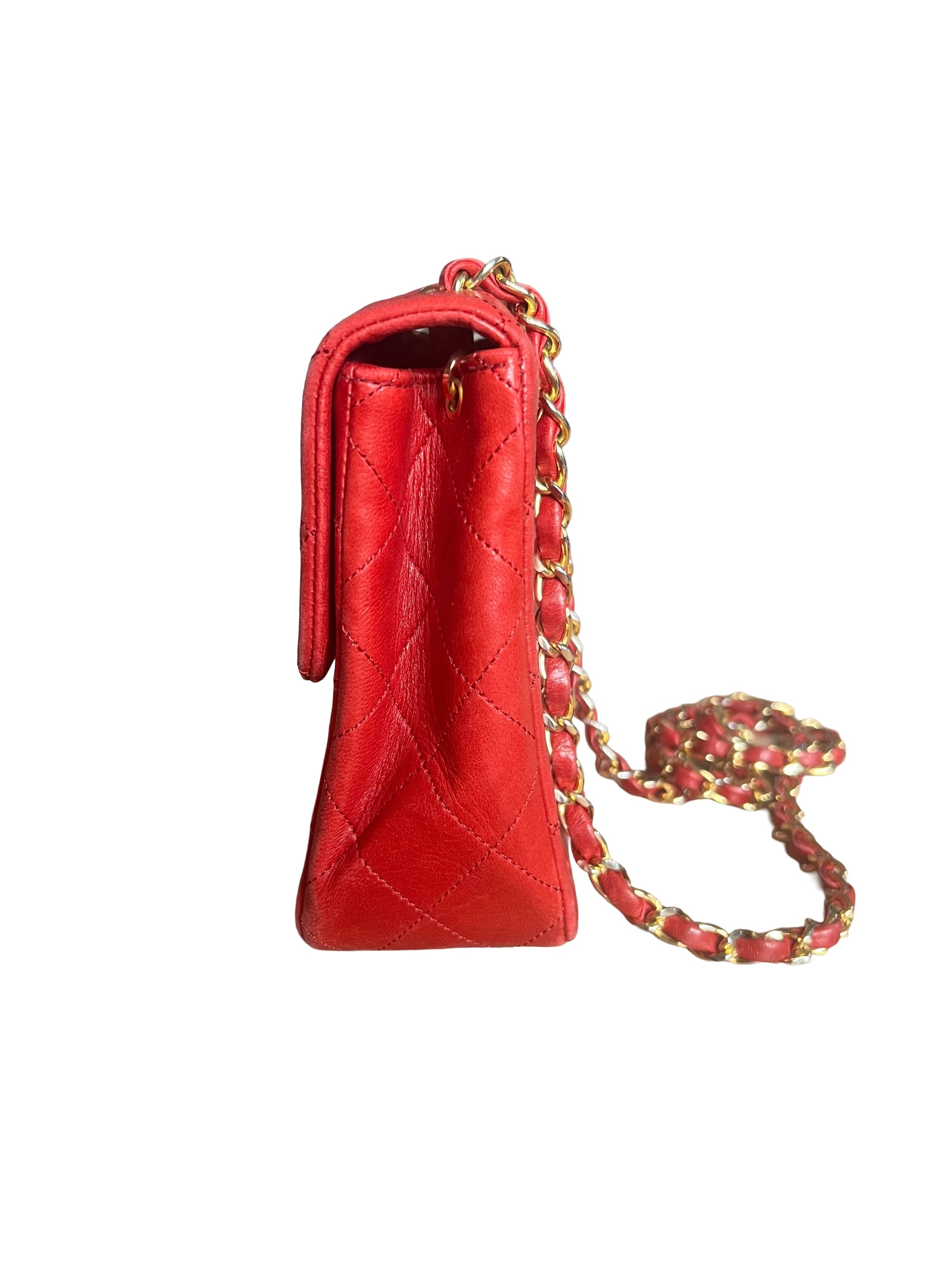 Chanel Classic Red Handbag
