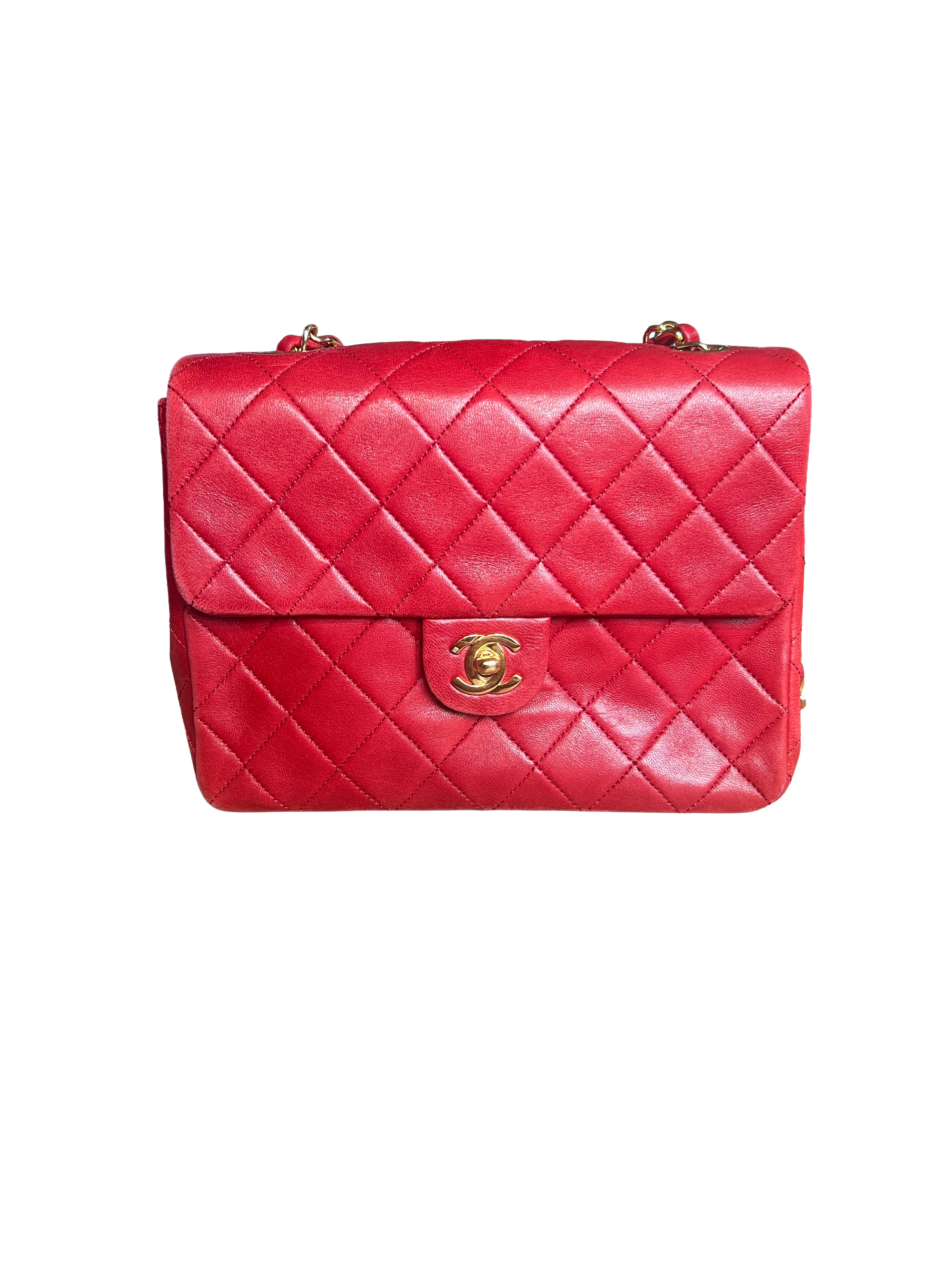 Chanel Classic Red Handbag