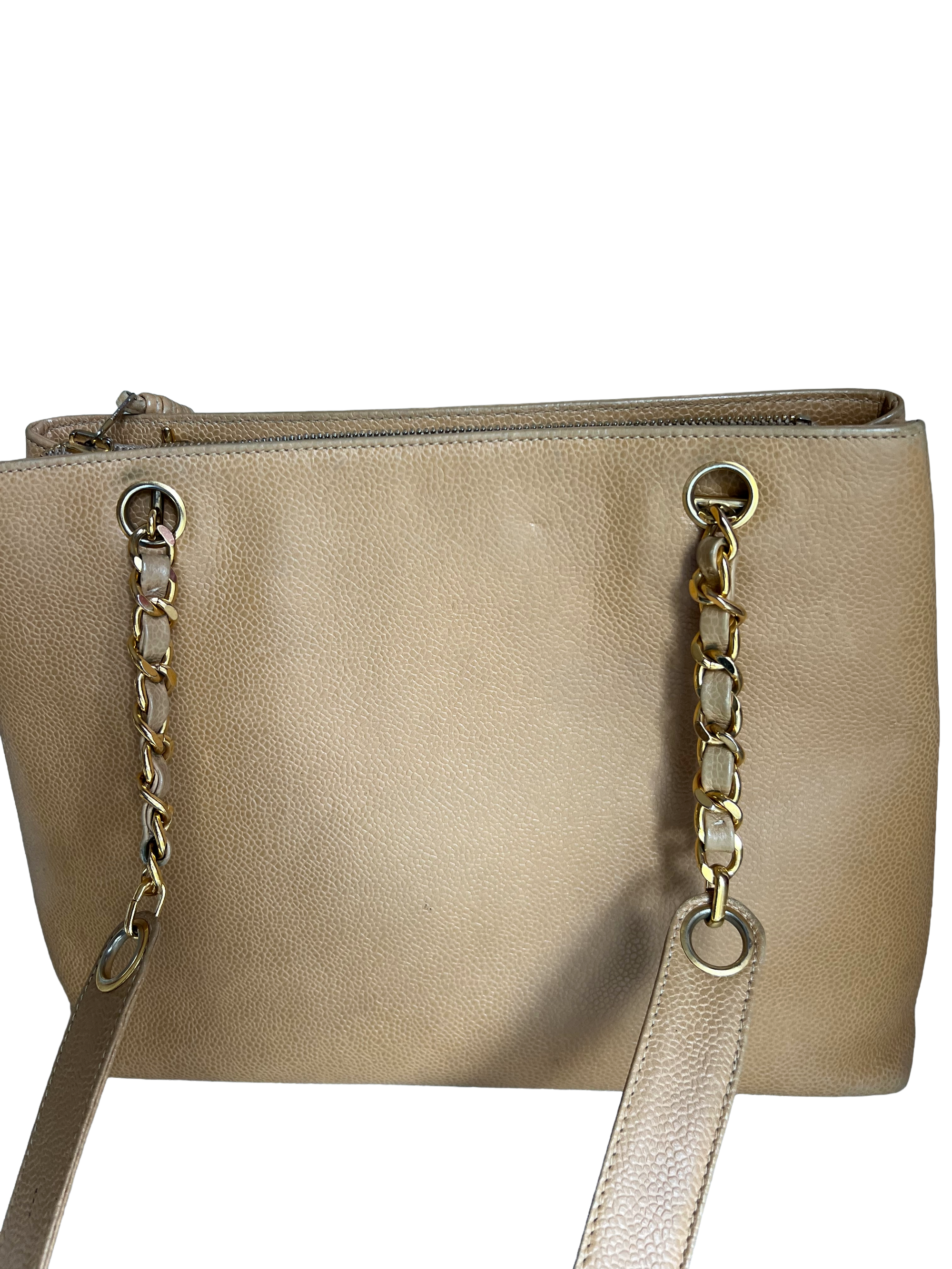 Chanel Mark Caviar Skin Chain Shoulder Bag
