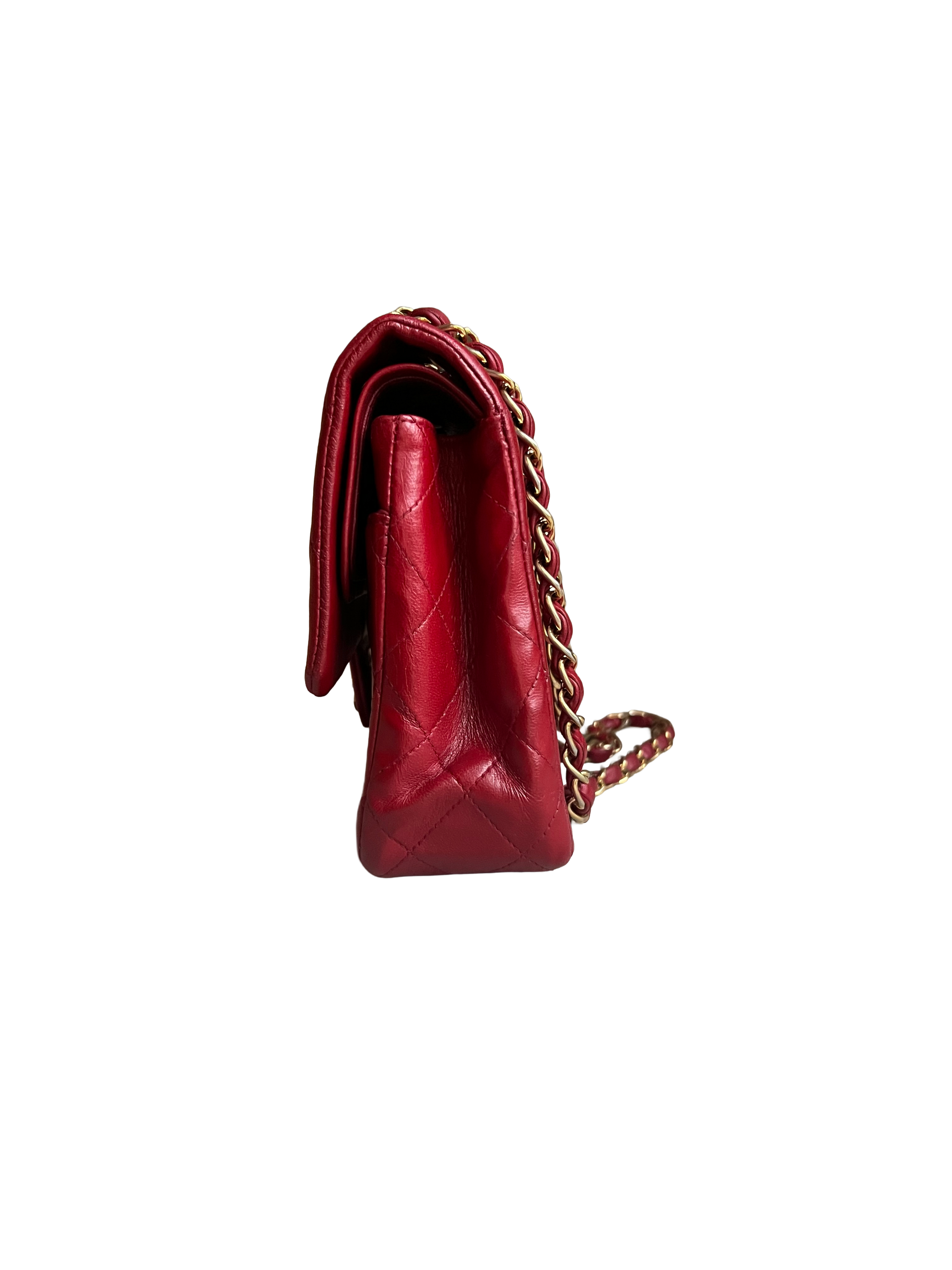 Chanel Classic Medium Red