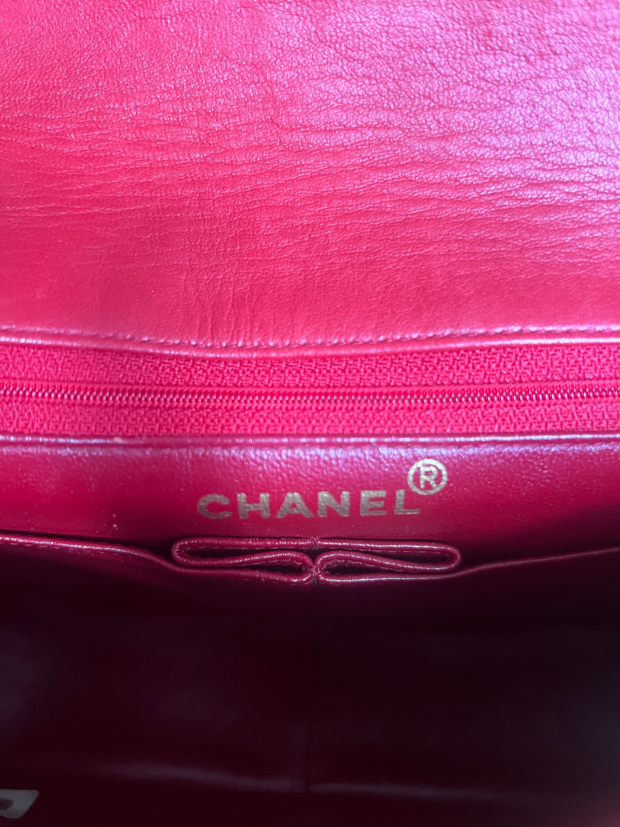 Chanel Classic Red Handbag