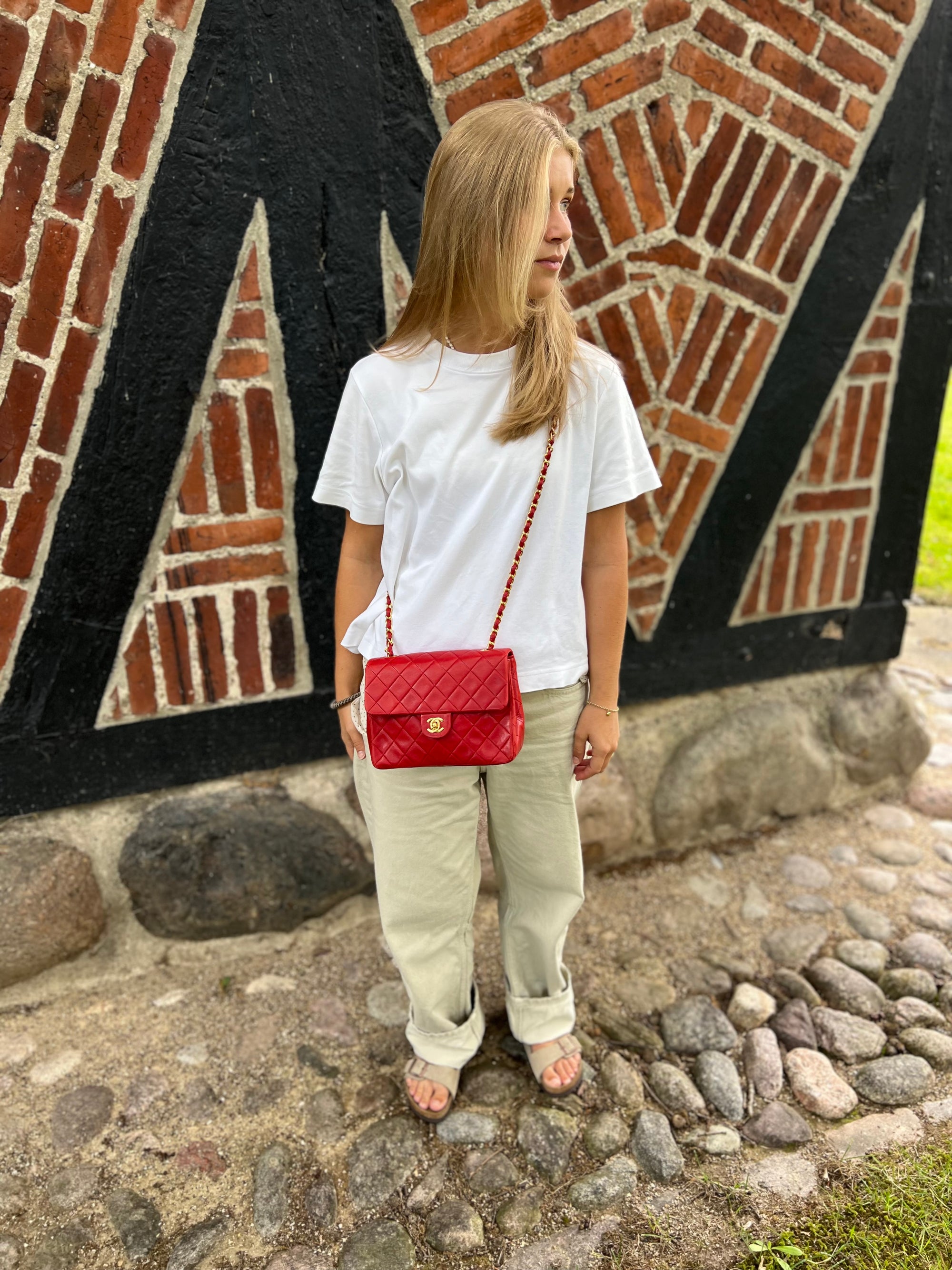 Chanel Classic Red Handbag