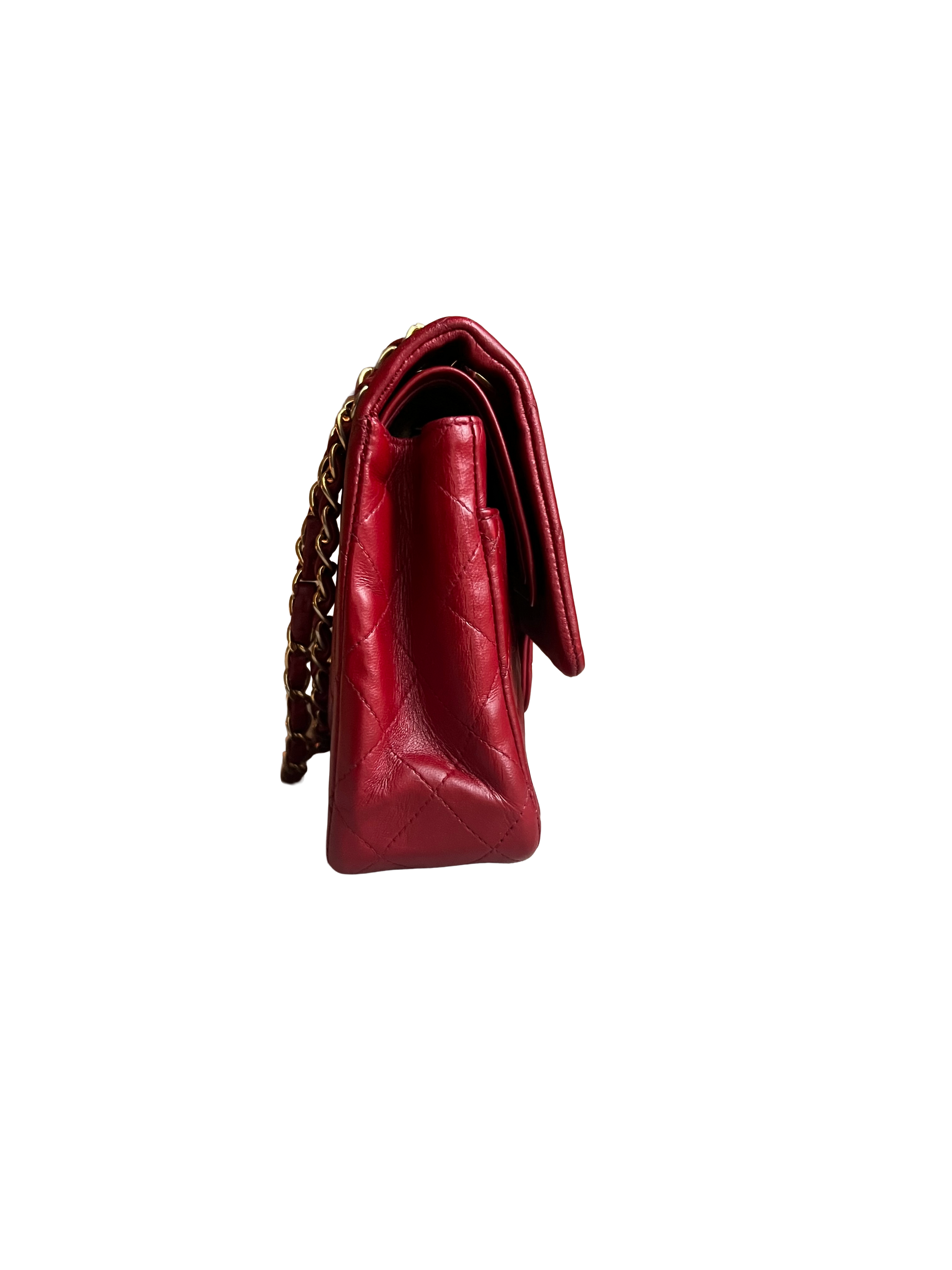 Chanel Classic Medium Red