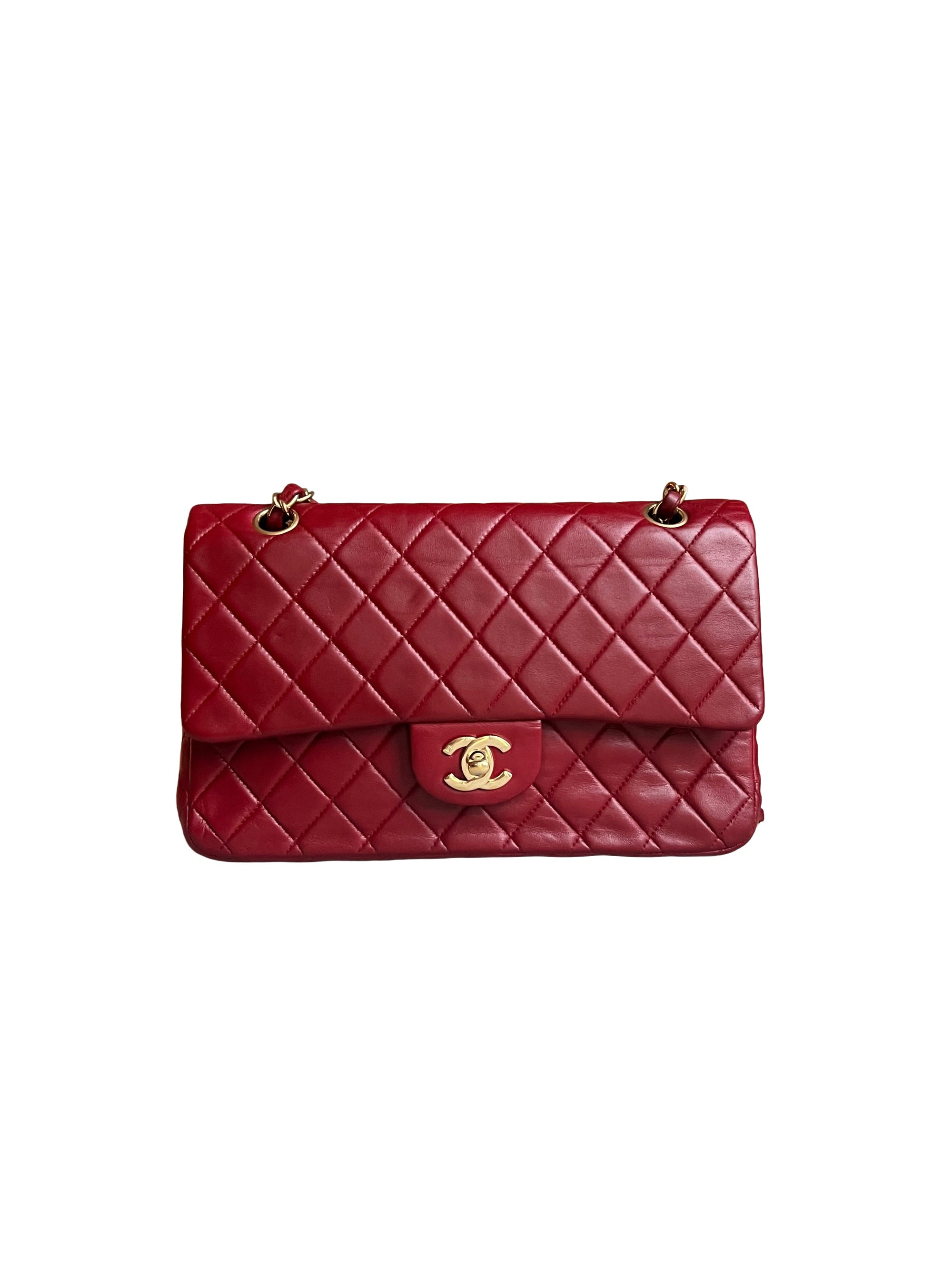 Chanel Classic Medium Red