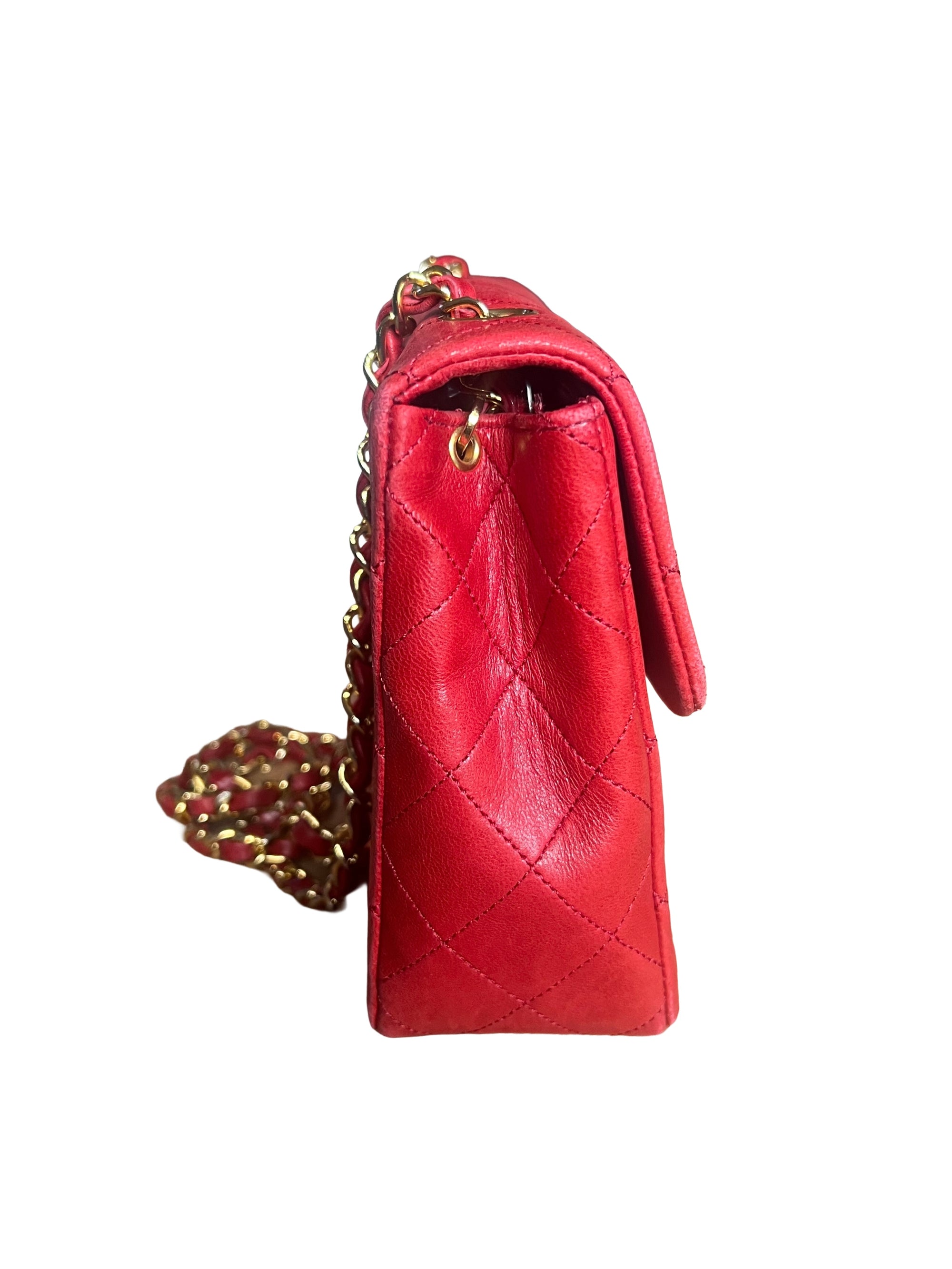Chanel Classic Red Handbag