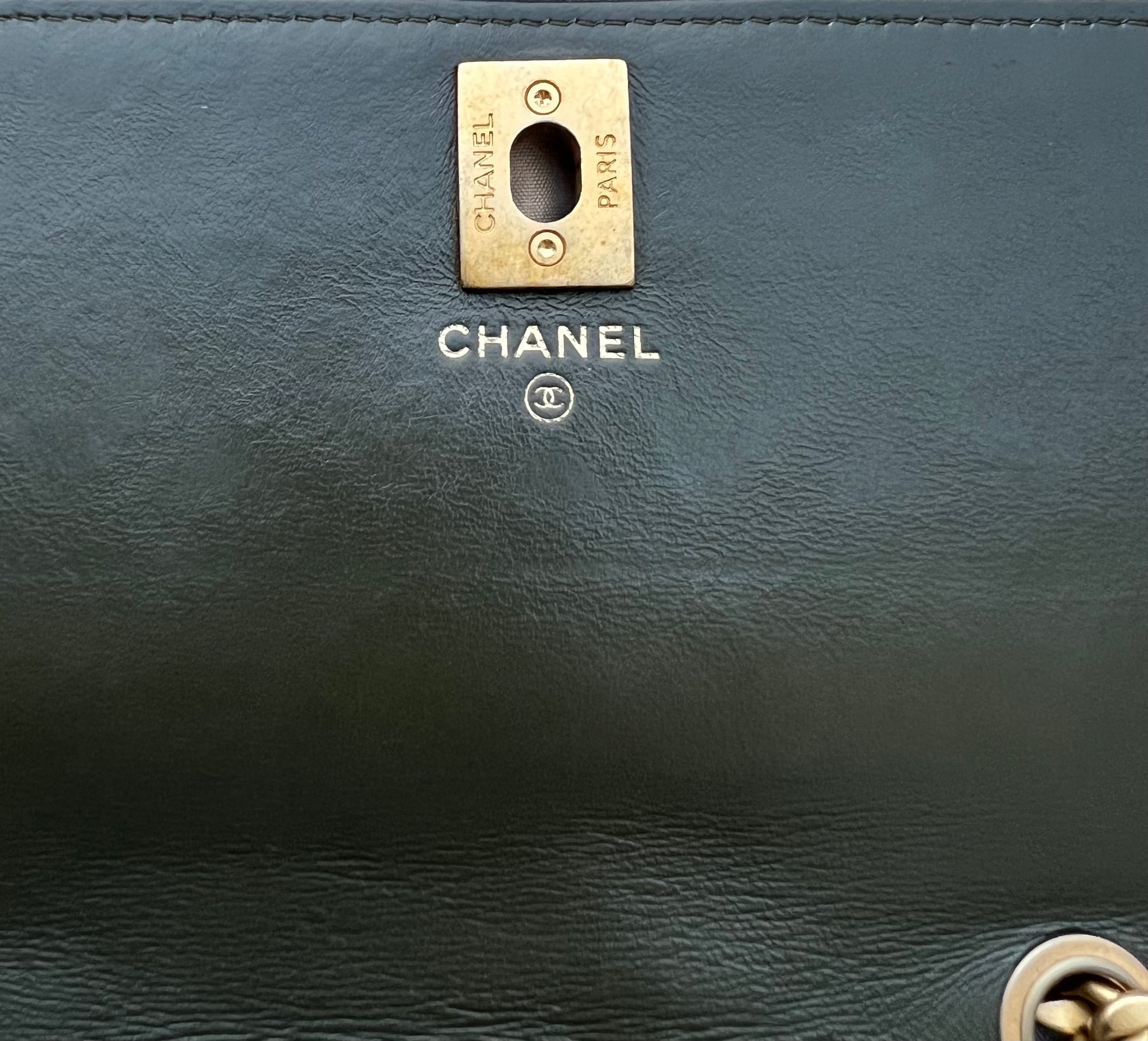 Chanel Matelasse WOC Army Green